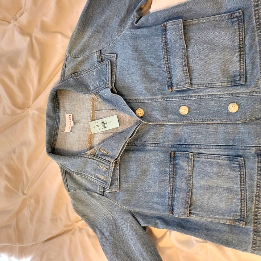 Loft brand new jean jacket